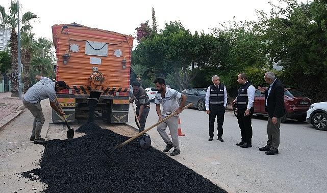 ASAT Genel Müdürü Cengiz Gülebay Konyaaltı'ndaki çalışmaları inceledi