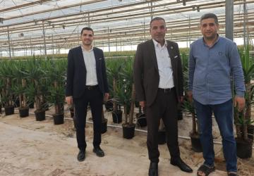 Turan Yıldırım’dan Kahta’daki süs bitkileri serasına ziyaret