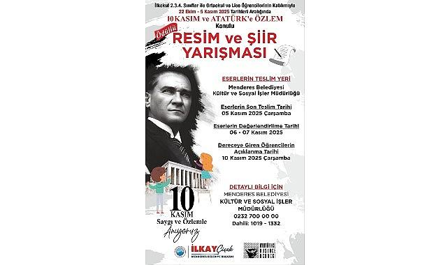 Menderes'te Atatürk Resim ve Şiirde Yaşatılacak