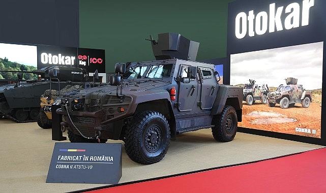 Avrupa Birliği'nde Üretilen İlk Türk Zırhlı Aracı “COBRA II" Romanya'da Sahneye Çıktı