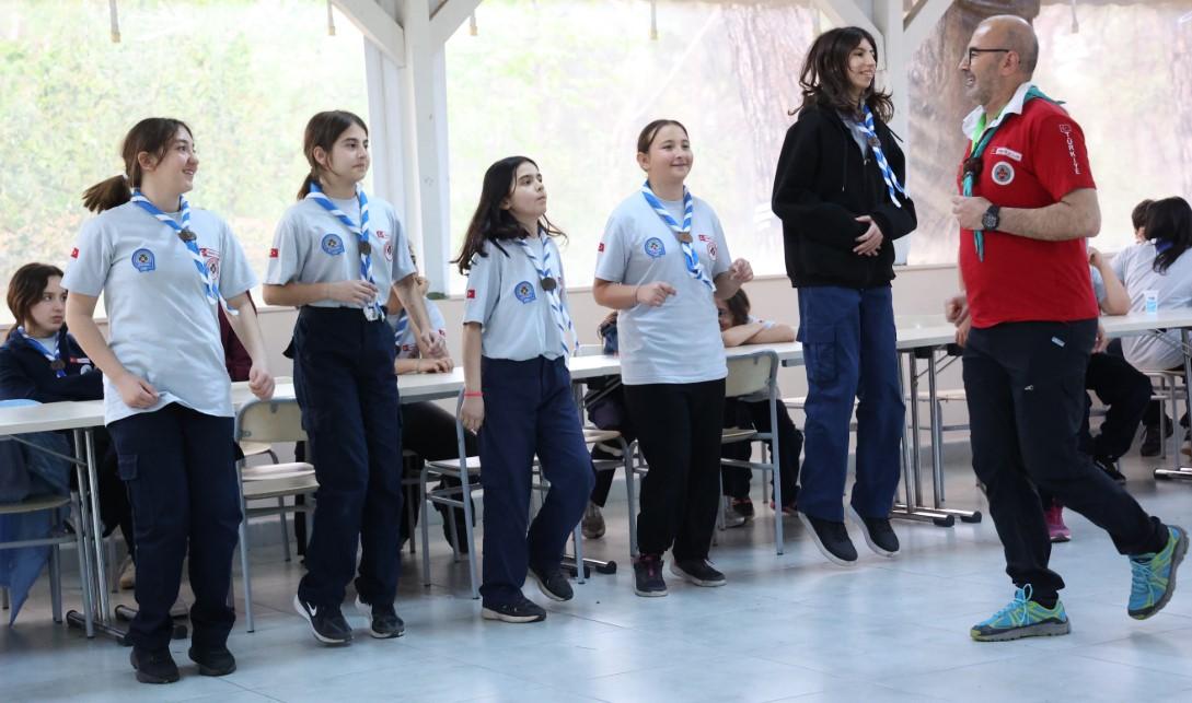 Antalya’da İzciler Kaynaşma Kampında Bir Araya Geldi