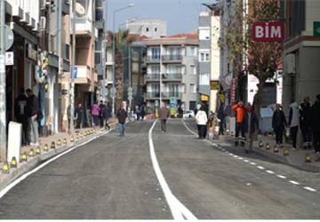 Seferihisar Şehit General Temel Cingöz Caddesi yenilendi