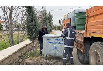 Çumra'da Temizlik Seferberliği: 2 Bin 176 Yeni Konteyner Hizmete Sunuldu