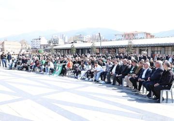 Osmangazi Meydanı'nda Bursaspor Coşkusu Zirve Yaptı