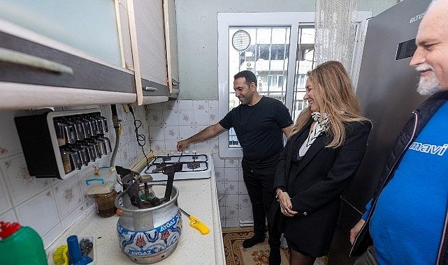 Ulubatlı'da ilk doğal gaz ateşi yandı