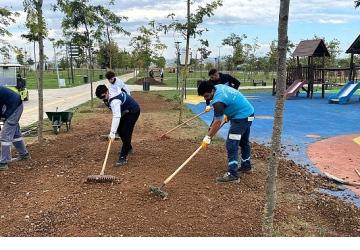 Gebze Millet Bahçesi'nde hızlı ve etkin çalışma