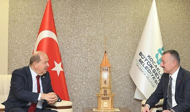 Ersin Tatar, Başkan Büyükakın'a konuk oldu