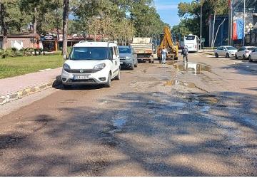 Kemer'de altyapı çalışmaları