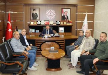 Kahta Gazeteciler ve Yazarlar Cemiyeti’nden Müdür Başli’ya Ziyaret