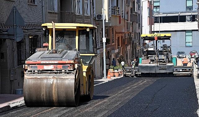 Osmangazi'de 160 ton asfalt döküldü