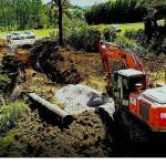 Toramanlar'da sulama suyu toprakla buluştu