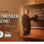 Belediye Başkanı Arı'nın Öğretmenler Günü Mesajı