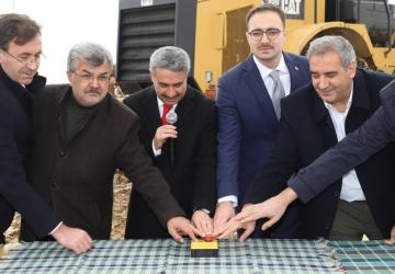 Sincik’te TOKİ Konutları Camii’nin temeli atıldı