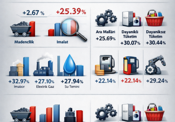 Yİ-ÜFE Ocak’ta Yüzde 27,17 Arttı