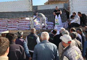 Konya Büyükşehir'den Çiftçiye Kuraklığa Dayanıklı Mercimek Tohumu Desteği