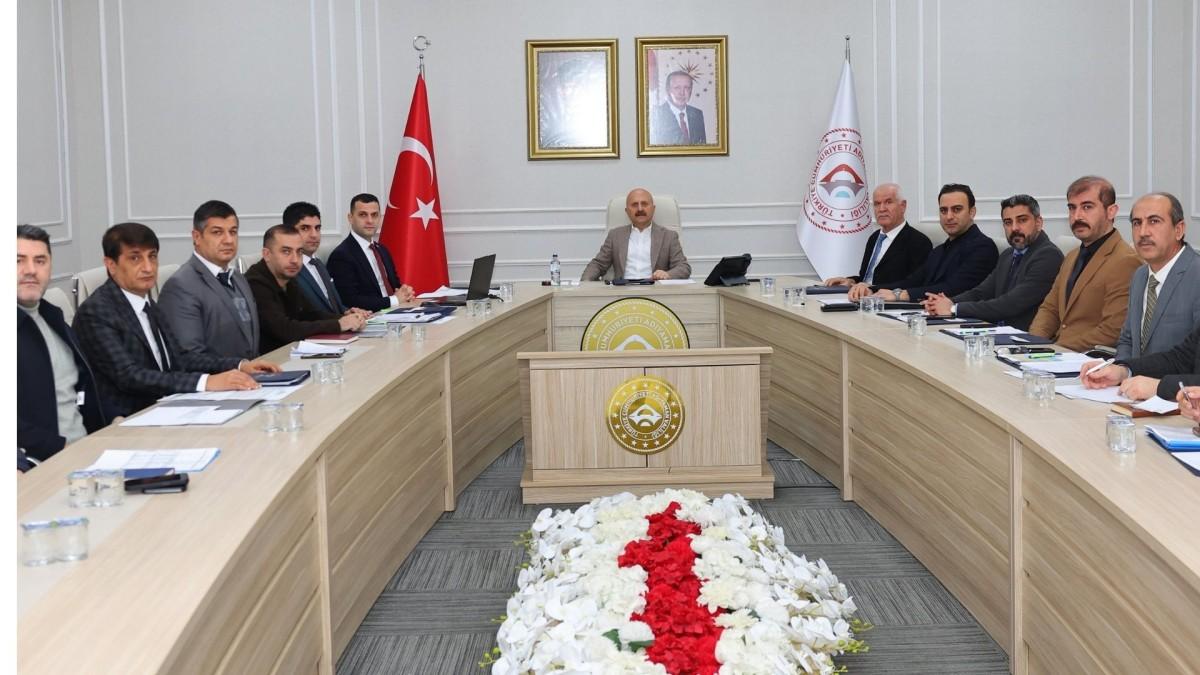 Adıyaman İl Özel İdaresi'nin yürüttüğü yatırımlar masaya yatırıldı