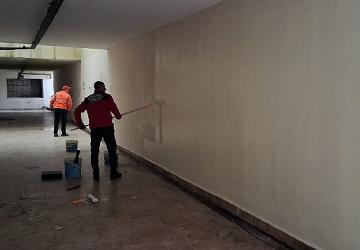 Gebze Erenler Caddesi alt geçidine kapsamlı bakım