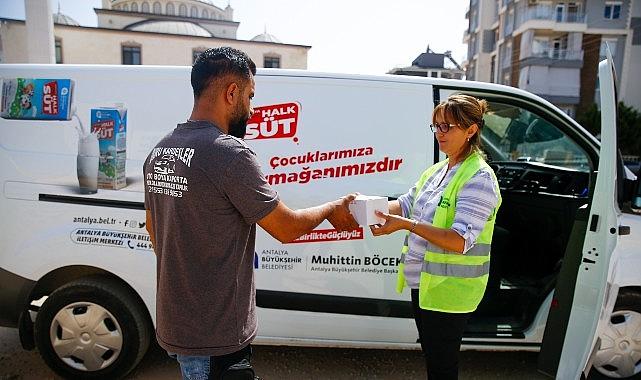 Büyükşehir'den çocuklara 67 bin Halk Mama desteği