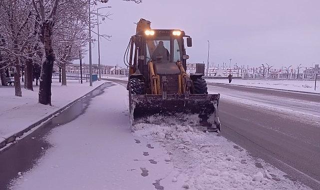 Karaman Belediyesi'nden Kar Çalışması