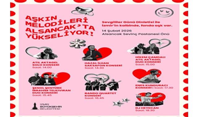 Aşkın melodileri Alsancak'ta yükseliyor