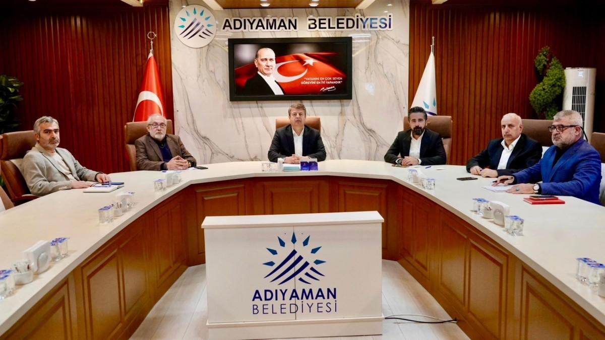 Adıyaman Belediyesi, haftalık olağan toplantısını gerçekleştirdi