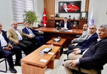 Başkan Tutdere, 6 Şubat anma törenleri kapsamında CHP heyetini ağırladı