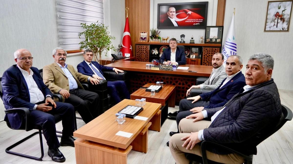 Başkan Tutdere, 6 Şubat anma törenleri kapsamında CHP heyetini ağırladı