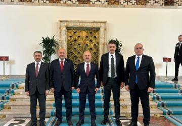 Vali Varol, Adıyaman milletvekilleriyle TBMM’de bir araya geldi