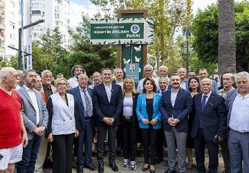 Hüseyin Atılgan'ın ismi Yenişehir'de parka verildi