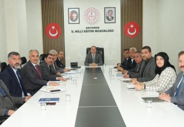 Adıyaman'da eğitim ve öğretim faaliyetleri masaya yatırıldı
