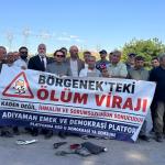 Emek ve Demokrasi Platformu’ndan Börgenek’te tepki: ‘Bu yol daha kaç can alacak?’ - Videolu Haber