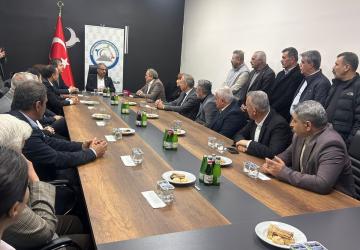 CHP’li Politika Kurulu Başkanlarından Adıyaman Esnaf Odası’na Ziyaret