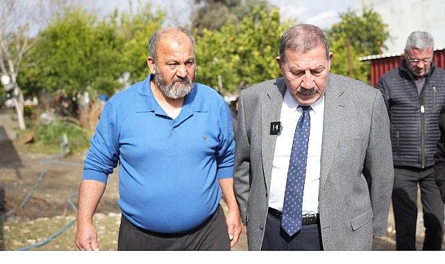 Başkan Fevzi Topuz'dan Evi Yanan Aileye Konteyner ve Ev Tadilatı Sözü