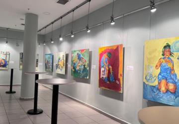 Kahta’da ‘çevre ve yaşam temalı’ resim sergisi büyük ilgi gördü