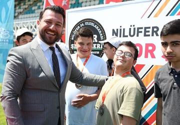 Nilüfer'de özel çocukların spor coşkusu