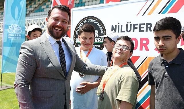 Nilüfer'de özel çocukların spor coşkusu