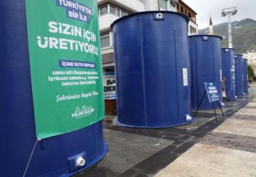 Ordu Büyükşehir Belediyesi’nden 30 Ton Kapasiteli Fiberglas Depo Üretimi