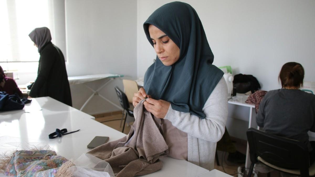 Haliliye’de kadınlara eğitim ve üretim odaklı kurslar devam ediyor