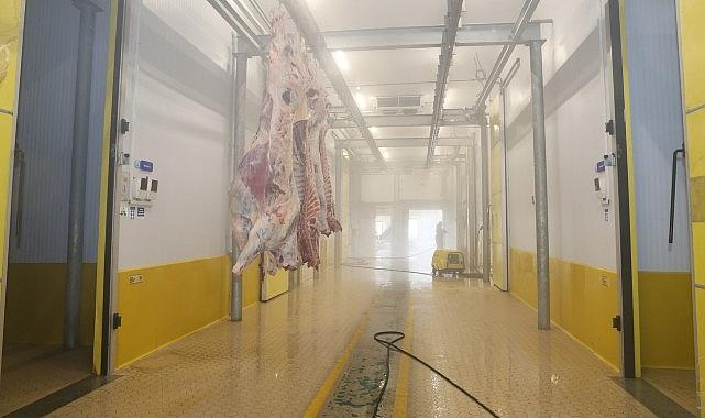 Büyükşehir Mezbahası'nda hijyenik ve helal kesim