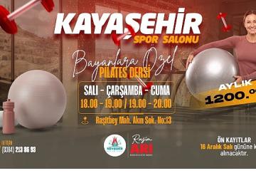 Nevşehir'de Bayanlara Özel Pilates ve Step Aerobik Kurs Kayıtları Başladı