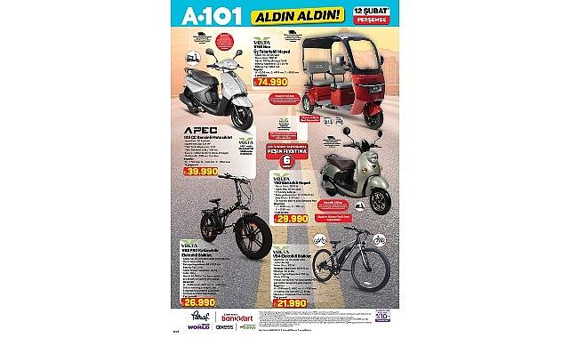 Şehir İçi Mobilite Seçenekleri 12 Şubat'ta A101'de