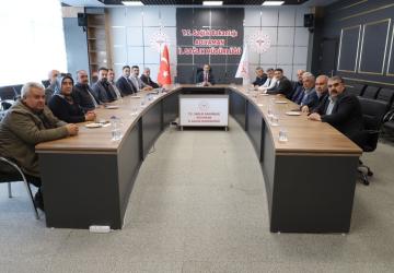 Adıyaman Muhtarlar Federasyonu’ndan İl Sağlık Müdürü Şirik’e ziyaret