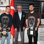 Enduro sporcularından Başkan Topaloğlu'na ziyaret