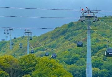 Ara tatil keyfi Kartepe Teleferik'te katlanıyor