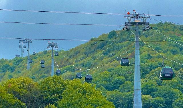 Ara tatil keyfi Kartepe Teleferik'te katlanıyor