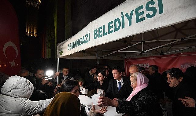 Başkan Erkan Aydın'dan Kandil Simidi İkramı