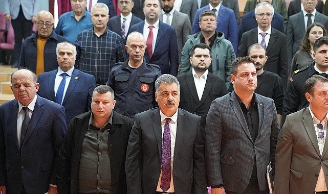 İlçe Afet Müdahale Planları Koordinasyon Toplantısı, Seferihisar'da Vali Yardımcısı İsmail Çorumluoğlu başkanlığında gerçekleştirildi.