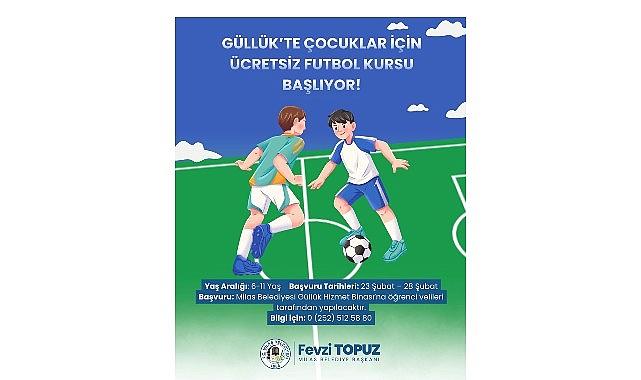 Futbol Kursu İçin Güllük'te Kayıtlar Başladı
