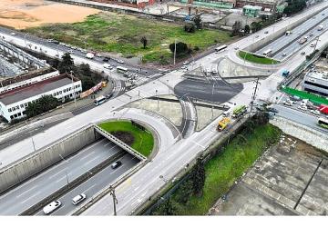 Gebze Feniş Kavşağı'nda trafik rahat ve akıcı