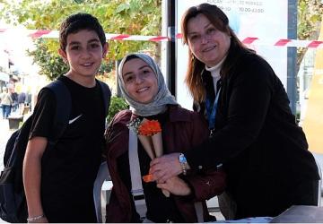 Büyükşehir'den kadına şiddete turuncu farkındalık